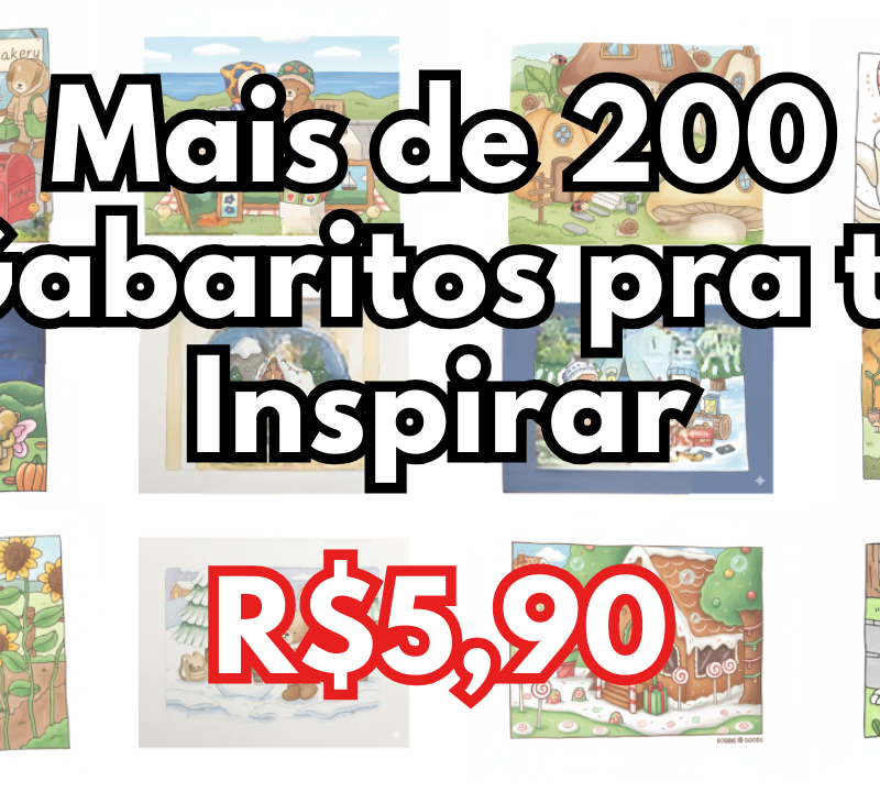 174 Garabitos Bobbie Goods + 174 Páginas pra Pintar