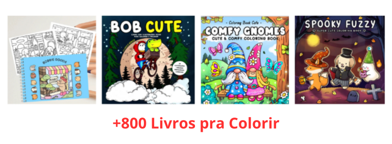 +800 Livros pra Colorir